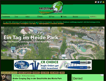 Tablet Screenshot of freizeitpark-welt.de
